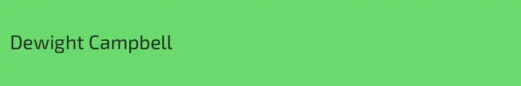 Dewight Campbell
